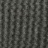 Nahaufnahme eines grauen, strukturierten Stoffes, der für eine 2,5er-Sitzbank verwendet wird.