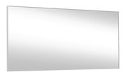 Rechteckiger Wandspiegel mit schmalem Rahmen, seitliche Perspektive