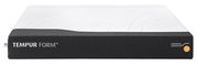 Seitliche Ansicht einer TEMPUR FORM Matratze mit grauem Rand und weißer Oberseite, gekennzeichnet als Original Hybrid.