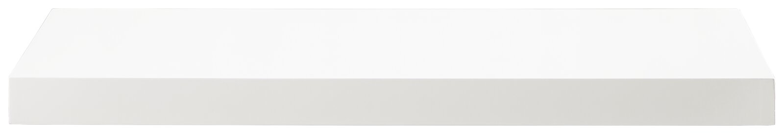 Weißes Wandboard, 80 cm breit, frontal betrachtet