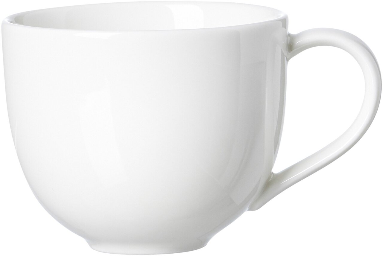 Weiße Espressotasse Skagen 90ml, seitliche Perspektive
