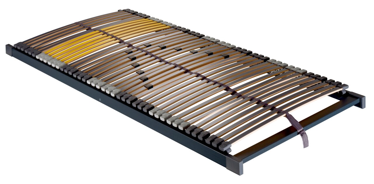 Novel Federholzrahmen NV SOLVIT Federholzrahmen 90x200 NV in seitlicher Perspektive