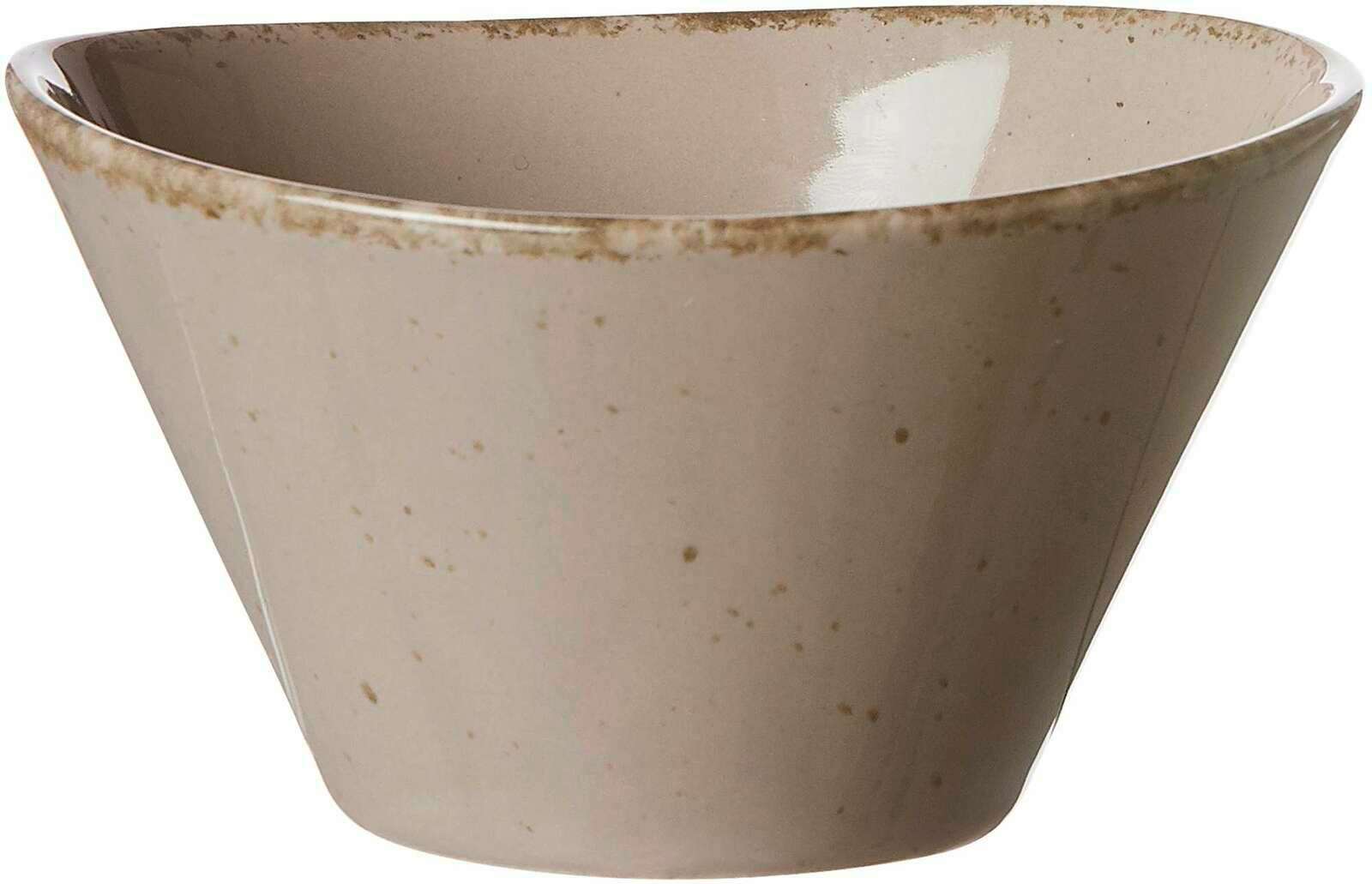 Graue Dipschale von Ritzenhoff & Breker, seitliche Perspektive