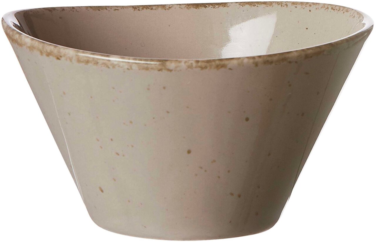 Graue Dipschale von Ritzenhoff & Breker, seitliche Perspektive