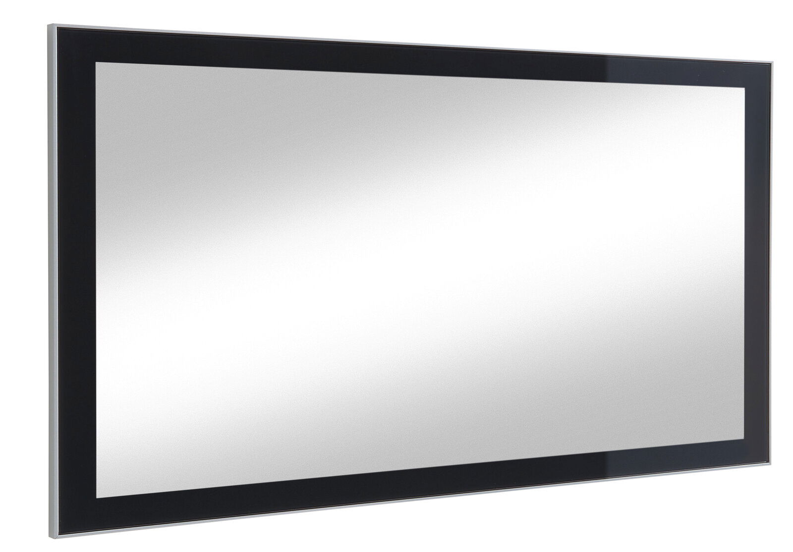 VOSS Spiegel SANTINA Rechteckiger Spiegel mit schwarzem Rahmen, seitliche Perspektive