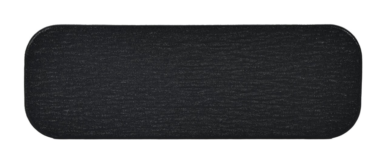Novel Servierplatte FXY24 Rechteckige schwarze Servierplatte aus der Vogelperspektive