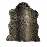 Dekofell Lesko in natürlicher Felloptik, Ansicht von oben