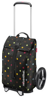 Citycruiser Dots von vorne mit buntem Punktmuster und großen Rädern.