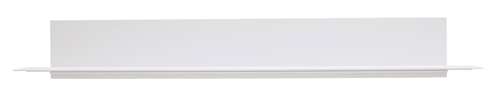 Weißes Wand-Paneel mit schlichtem Design, frontal betrachtet.