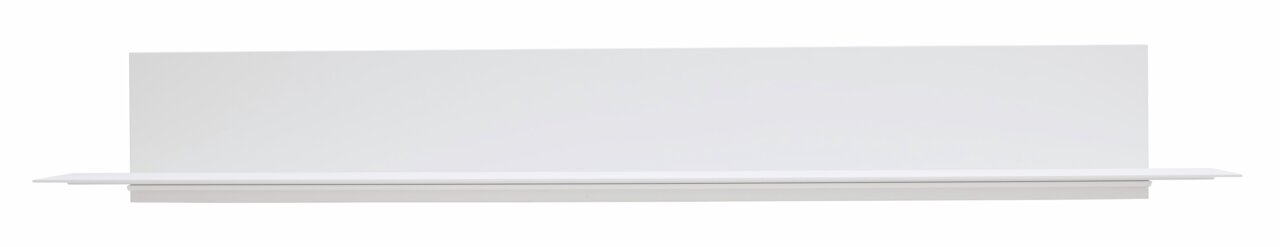 Weißes Wand-Paneel mit schlichtem Design, frontal betrachtet.