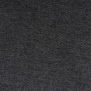 Nahaufnahme eines dunkelgrauen Stoffmusters, Textur von oben betrachtet