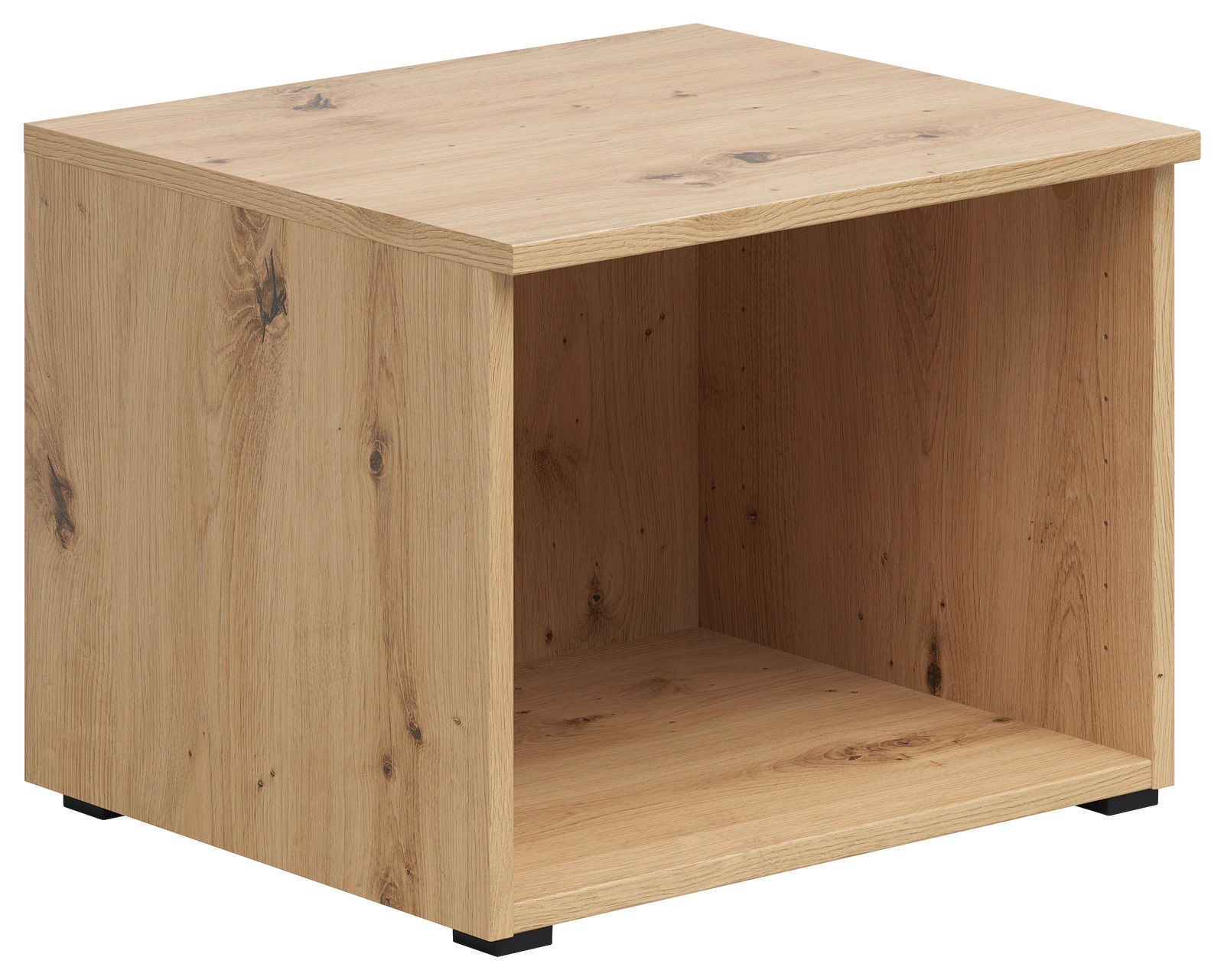 Carryhome Regalaufsatz MULTISTAURAUM Holzfarbener Regalaufsatz in Eichenoptik, perspektivisch von vorne links fotografiert