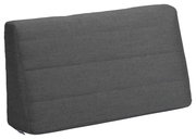 Graues Rückenkissen in schräger Perspektive