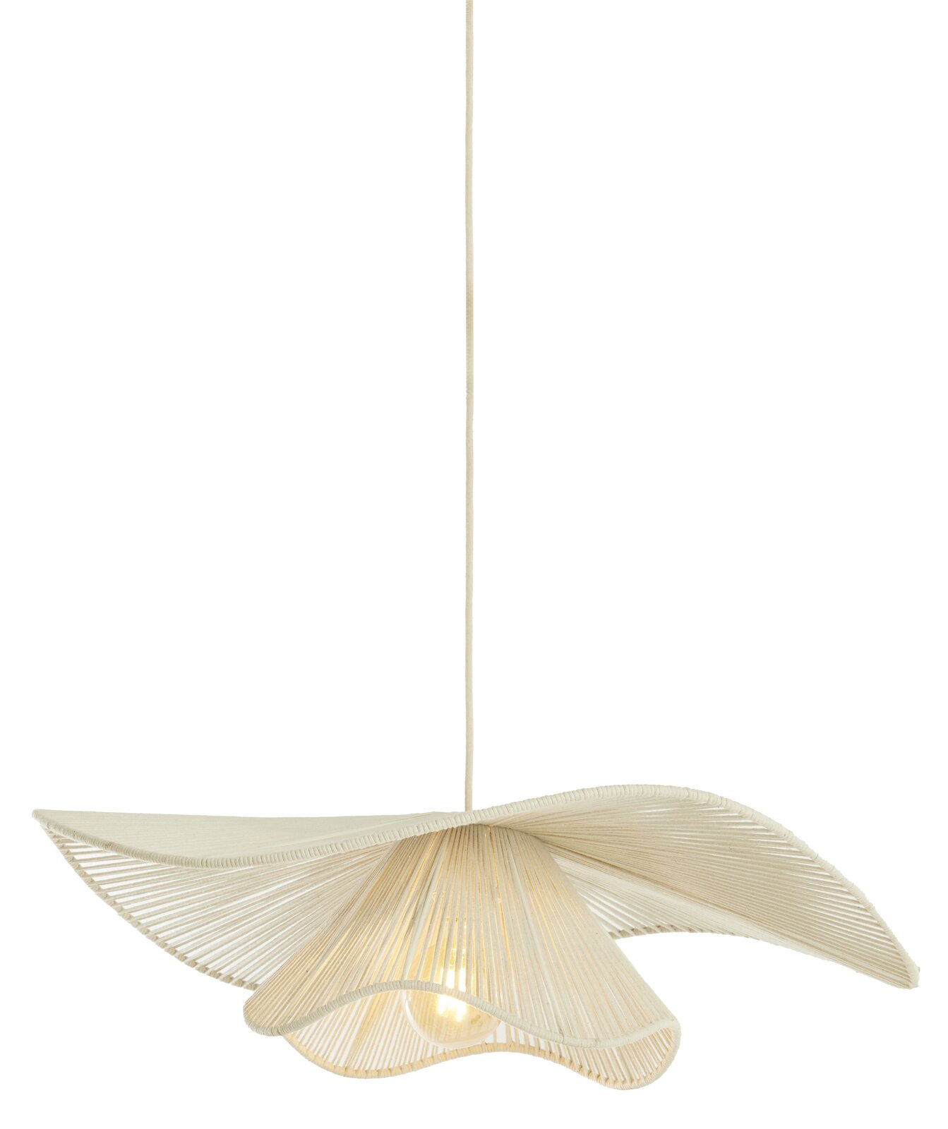 Light&Living Hängeleuchte ELCKA Hängeleuchte mit organischem Design, seitliche Perspektive