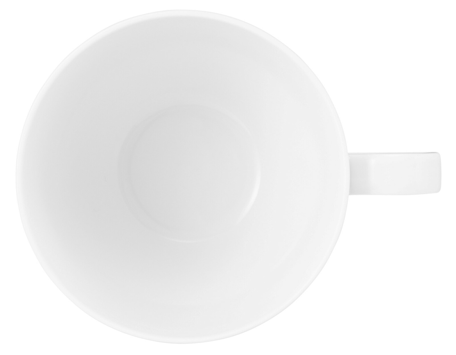 Milchkaffeetasse Beat 0,35l, Ansicht von oben