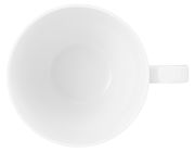 Milchkaffeetasse Beat 0,35l, Ansicht von oben