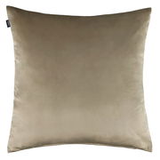 Beige Kissenhülle 45x45cm, frontal fotografiert