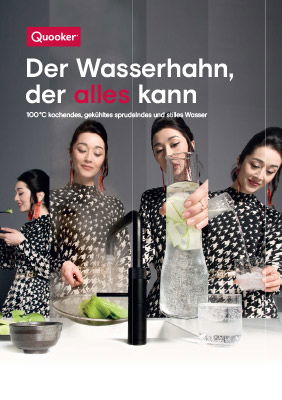 Titelbild einer Quooker-Broschüre