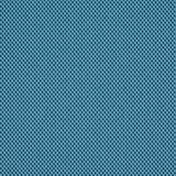 Nahaufnahme eines blauen, texturierten Stoffmusters in Gitteroptik.