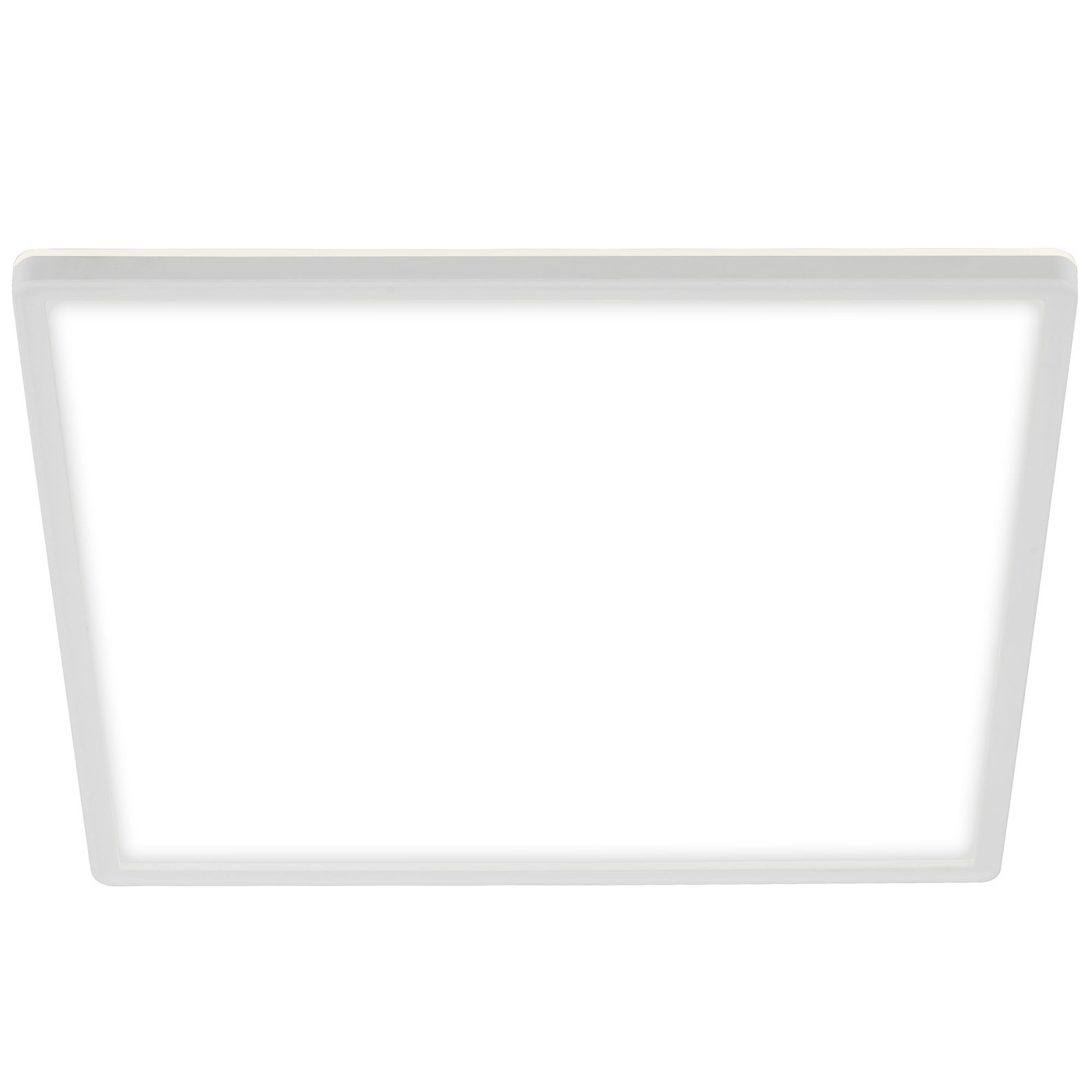 Briloner LED-Deckenleuchte SLIM Rechteckige LED-Deckenleuchte in Weiß, Ansicht von unten