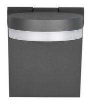 Moderne wandlamp ADOUR in antraciet, vooraanzicht