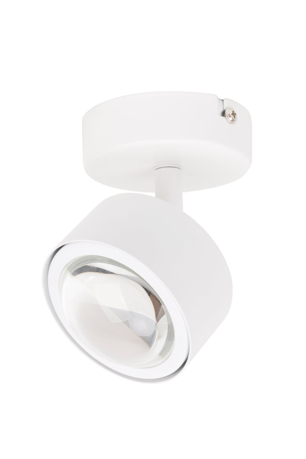 Weißer LED-Strahler aus seitlicher Perspektive