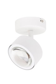 Weißer LED-Strahler aus seitlicher Perspektive