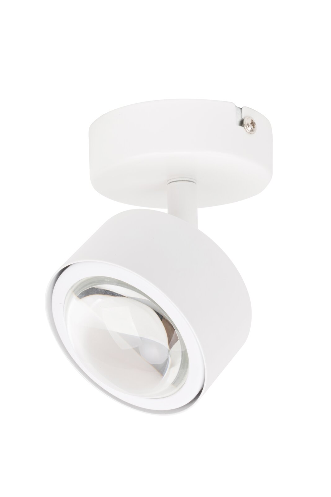Weißer LED-Strahler aus seitlicher Perspektive