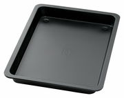 Schwarzes Backblech 42x29cm aus der Vogelperspektive