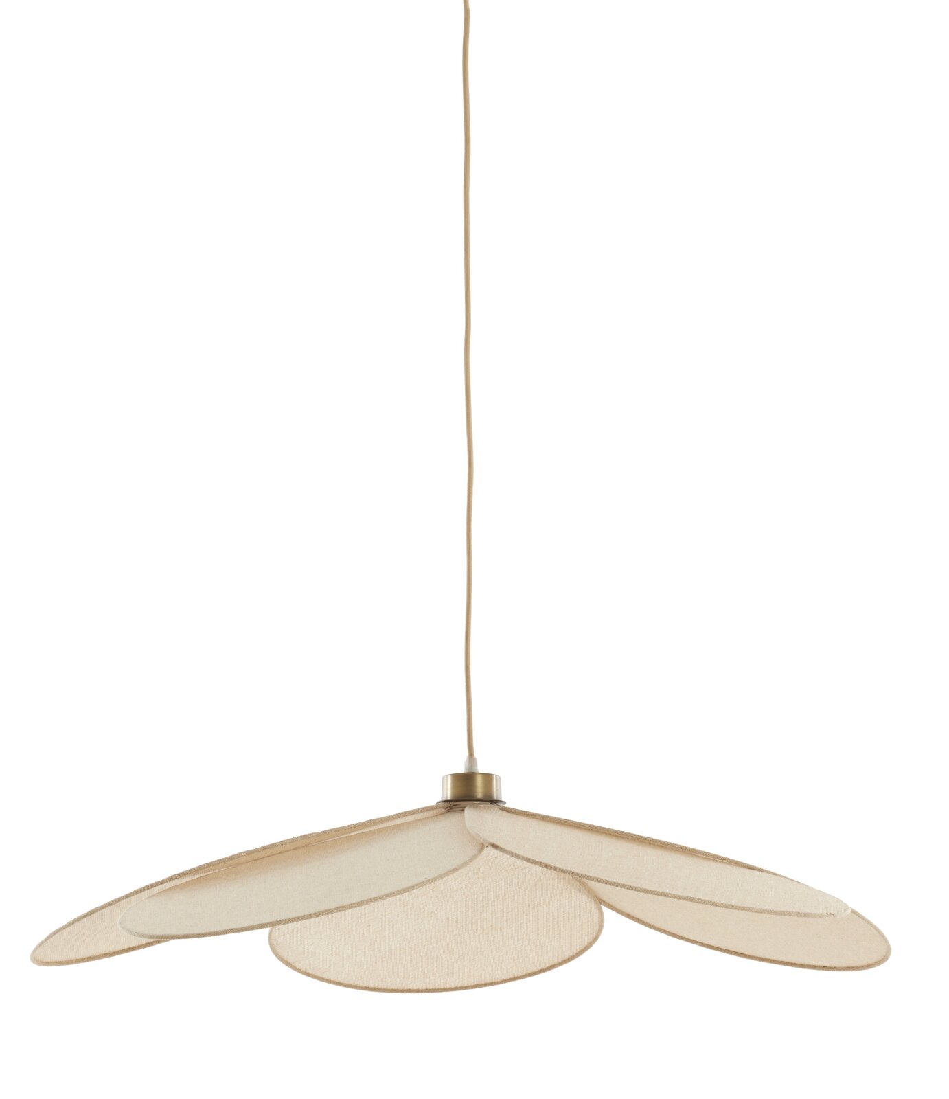 Hanglamp FYANO in bloemvorm, zijaanzicht