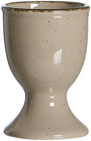 Grauer Eierbecher aus Keramik von Ritzenhoff & Breker, frontal abgebildet.