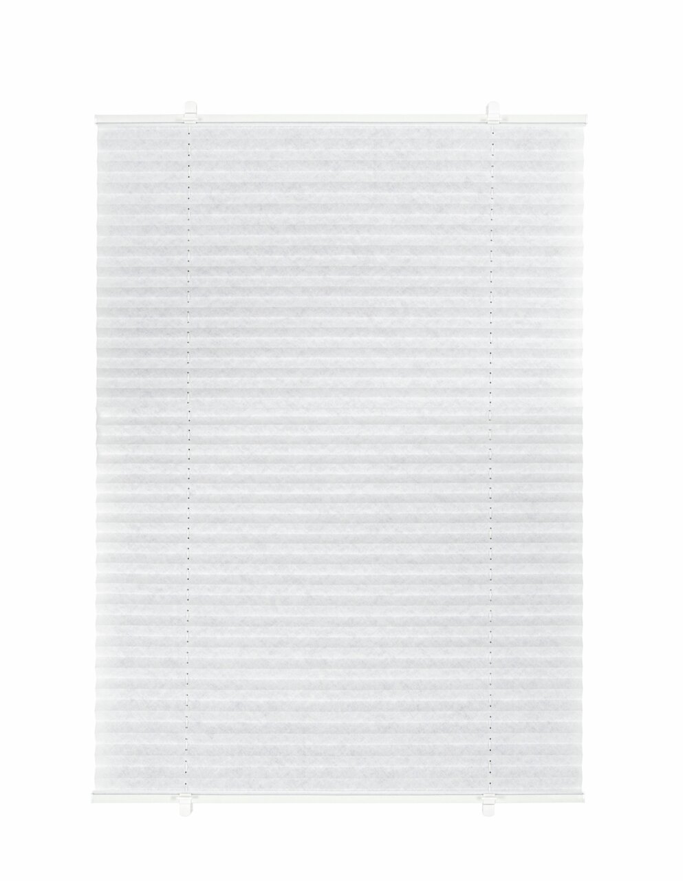 BOXXX Plissee gefädelt Plissee gefädelt 70x130cm in Frontalansicht