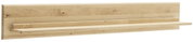 Wandplank van licht hout in zijaanzicht