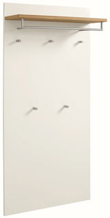 XL-Paneel mit Holzablage und Kleiderstange, seitliche Perspektive