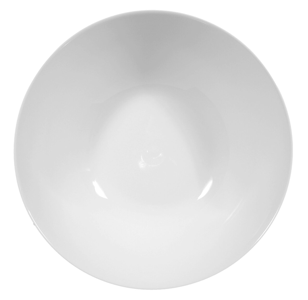 Runde weiße Schüssel Rondo/Liane 25cm, Ansicht von oben