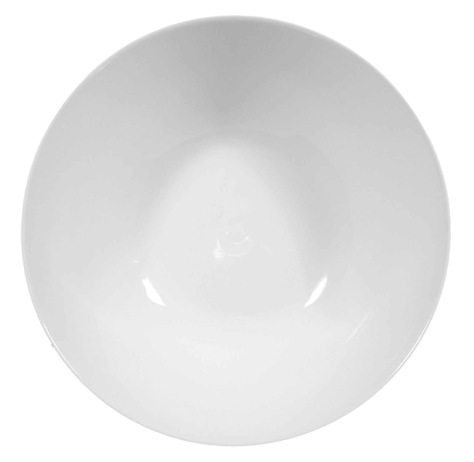 Runde weiße Schüssel Rondo/Liane 25cm, Ansicht von oben