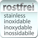 Teleskop-Duschstange aus rostfreiem Material, Vorderansicht