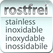 Teleskop-Duschstange aus rostfreiem Material, Vorderansicht