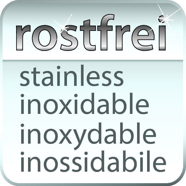 Teleskop-Duschstange aus rostfreiem Material, Vorderansicht