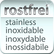 Teleskop-Duschstange aus rostfreiem Material, Vorderansicht