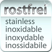 Teleskop-Duschstange aus rostfreiem Material, Vorderansicht