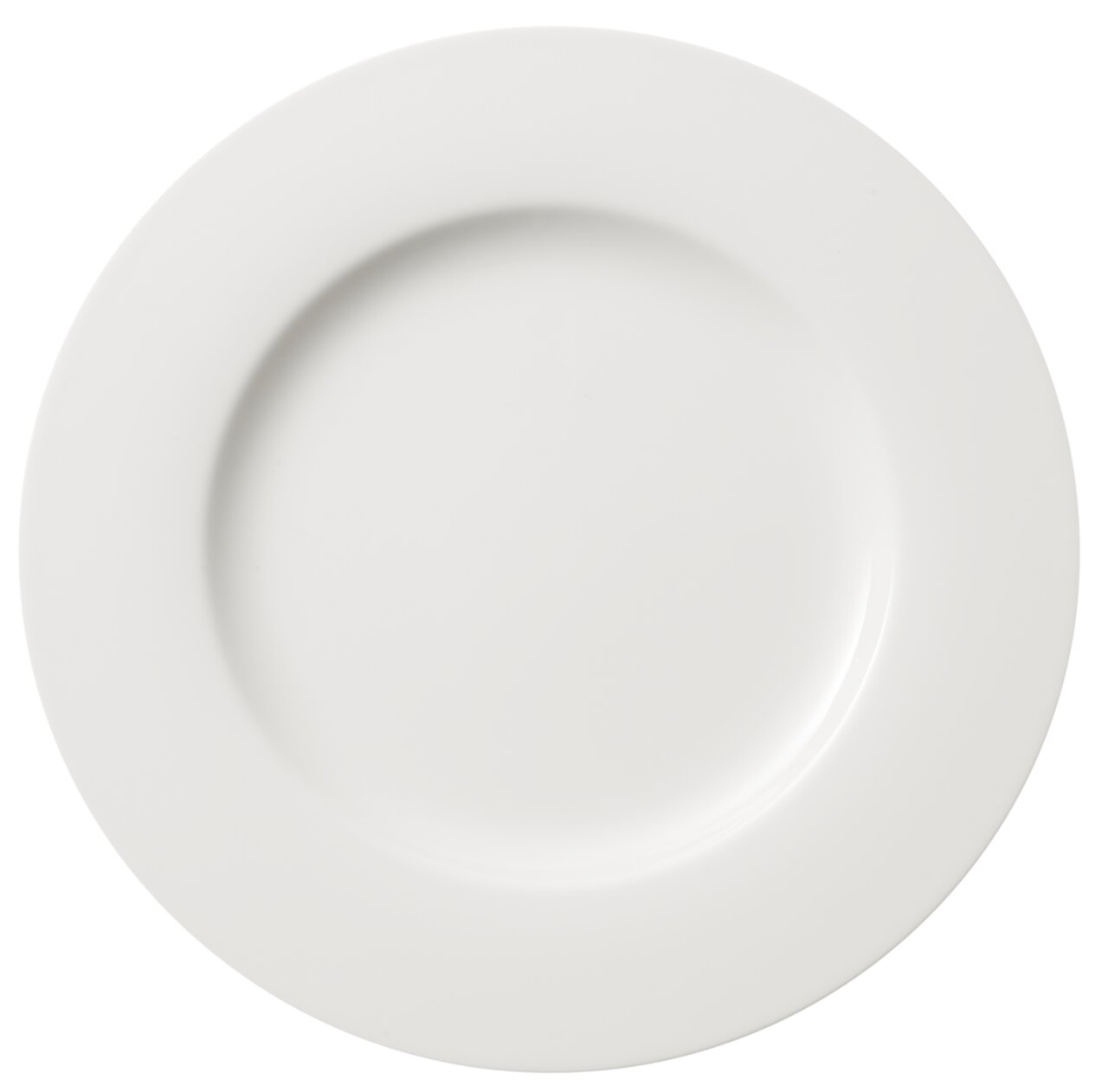 Villeroy & Boch Speiseteller BASIC WHITE Weißer Speiseteller 27cm, Draufsicht