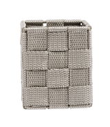 Geflochtener Badkorb Adria Cubo in quadratischer Form, frontalansicht