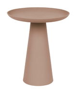 Moderner Beistelltisch in Kegel-Form, seitliche Perspektive