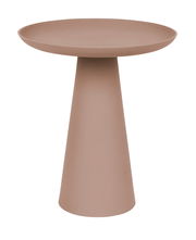 Moderner Beistelltisch in Kegel-Form, seitliche Perspektive