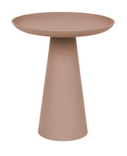 Moderner Beistelltisch in Kegel-Form, seitliche Perspektive