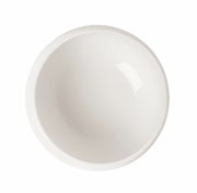 Weiße Dipschale NewMoon 40ml, Ansicht von oben