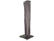 Schutzhülle für Ampelschirm, frontalansicht, auf stabilem Sockel