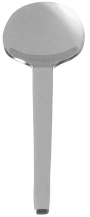 Latte Macchiato Löffel aus Edelstahl, Ansicht von oben