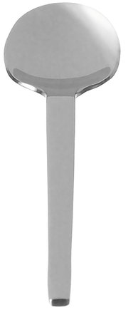 Latte Macchiato Löffel aus Edelstahl, Ansicht von oben